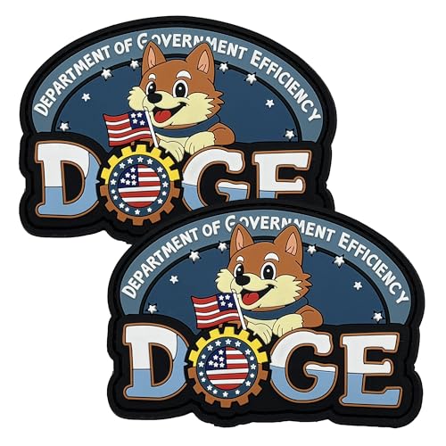 Tavashome Bundle 2 lustige Humor Doge Meme Patch Haken Patches (3D PVC Gummi) von Tavashome