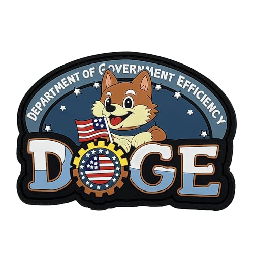 Tavashome Lustiger Humor Doge Meme Patch, 3D-PVC-Gummi, 9 x 6,5 cm, Hakenschlaufe von Tavashome