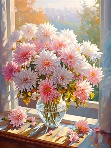 Taxpy 11CT Fantasie-Chrysantheme Diy Kreuzstich Set Blumen Am Fenster Kreuzstich-Set Für Erwachsene Und Anfänger,Vorgedrucktes,Gestempeltes Stickset,Bastelset Zum Selbermachen 80x100cm Taxpy 11CT Fantasie-Chrysantheme Diy Kreuzstich Set Blumen Am Fenster Kreuzstich-Set Für Erwachsene Und Anfänger,Vorgedrucktes,Gestempeltes Stickset,Bastelset Zum Selbermachen 80x100cm von Taxpy
