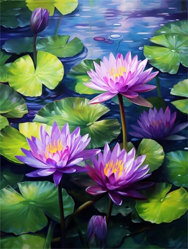 Taxpy 11CT Lila Lotus Diy Cross Stitch Kit Fantasieblumen Stickpackungen Für Erwachsene,Anfänger,Fortgeschrittene,Einfache Kreuzstichmuster,Nadelspitze 80x100cm Taxpy 11CT Lila Lotus Diy Cross Stitch Kit Fantasieblumen Stickpackungen Für Erwachsene,Anfänger,Fortgeschrittene,Einfache Kreuzstichmuster,Nadelspitze 80x100cm von Taxpy