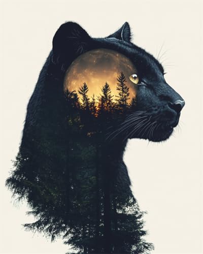 Taxpy Diy Kreuzstichset Mit Perlen Leopardentier Und Bergwald Perlen-Kreuzstich,Perlenstickerei,Diy-Wandbehang,3D-Perlens-Set 50x70cm Taxpy Diy Kreuzstichset Mit Perlen Leopardentier Und Bergwald Perlen-Kreuzstich,Perlenstickerei,Diy-Wandbehang,3D-Perlens-Set 50x70cm von Taxpy