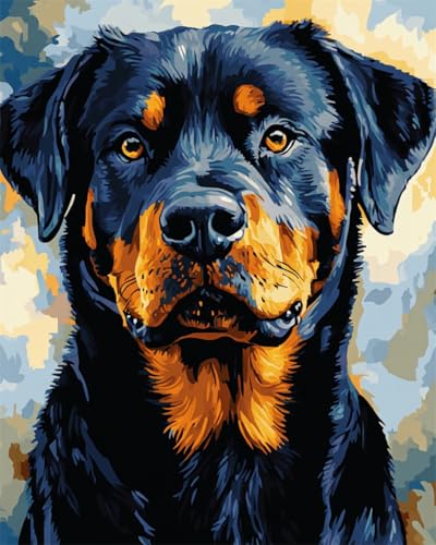 Taxpy Diy Perlenstickerei Set Rottweiler Hund Tier Diy-Perlenstickerei-Set, Bastelset, Perlenmuster, Handarbeitsset, Heimdeko 30x40cm Taxpy Diy Perlenstickerei Set Rottweiler Hund Tier Diy-Perlenstickerei-Set, Bastelset, Perlenmuster, Handarbeitsset, Heimdeko 30x40cm von Taxpy