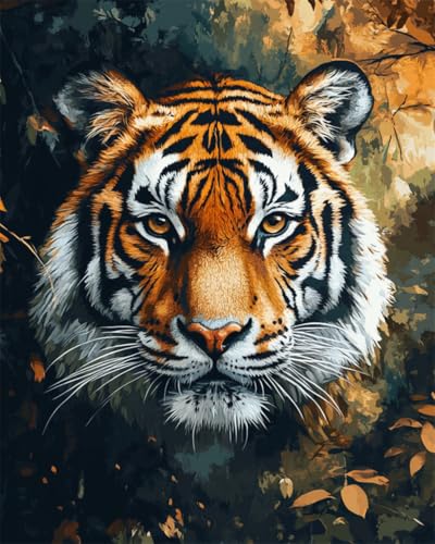 Taxpy Diy Stickbilder Erwachsene Cartoon-Tiger-Tier Diy-Perlenstickerei-Materialpaket, Handgefertigtes Stereoskopisches Foto, Ornament, Geschenk 40x50cm Taxpy Diy Stickbilder Erwachsene Cartoon-Tiger-Tier Diy-Perlenstickerei-Materialpaket, Handgefertigtes Stereoskopisches Foto, Ornament, Geschenk 40x50cm von Taxpy
