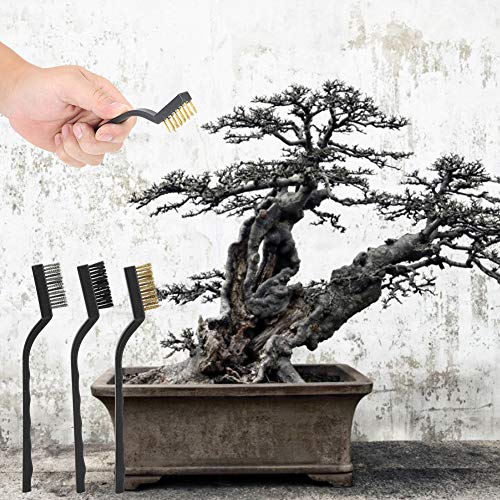 3 Stück Draht B mit Kunststoffgriff Zum Reinigen von Baumgraten, Bonsai B, Gartenreinigungswerkzeug, Gartenwerkzeuge und Andere Gartenwerkzeuge von Tbest