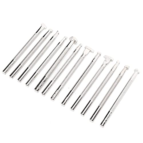 Andy Tool Leder Ft Werkzeuge Leder -Gravur Muster G Werkzeug Leder EMED Leder G Legierung Lederstempel, 12pcs Leder -Gravur und Eming -Werkzeuge Leder -Stam -Muster Werkzeug Tool von Tbest