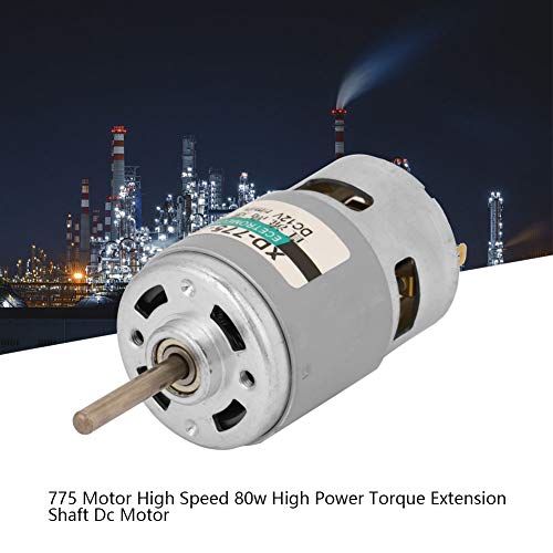 Motor DC Motor 775 Motor -Exteonwellenmotor 775 Exteon -Wellenmotor Hochgeschwindigkeitsmotor, 775 Motor Hochgeschwindigkeit 80W Hochleistungs -Exteon -Wellen -DC -Motor 12 V/ 24 von Tbest