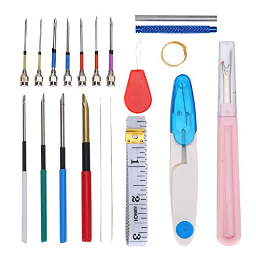 Professionelles Punchnadelstickstift -Set, Strickwerkzeug Zum Nähen, DIY -Handwerk, mit Filznadel- und Nähzubehör, Ideales Webwerkzeug -Punch -Nadelzubehör von Tbest