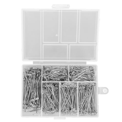 TBEST PLIES 450 PCS T PINS Rost Proof Stahl Verschiedene Straiht -Stifte mit C -Box für WI AKin FTS SE und Schullagen von Tbest