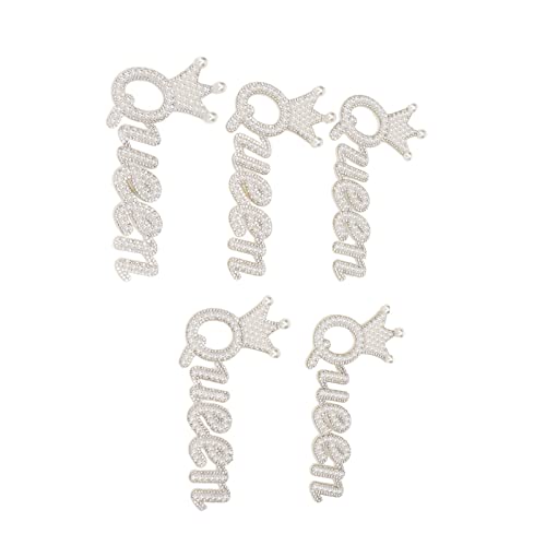 Tbeste Webenwerkzeuge und Zubehör Queen Crown Patch für Hüte Packer Eisen auf Bienenflecken, 5 PCs Gestickte Flecken Glänzende Kronenkönigin -Form DIY -Nähflecken für Kleidung Tbeste Webenwerkzeuge und Zubehör Queen Crown Patch für Hüte Packer Eisen auf Bienenflecken, 5 PCs Gestickte Flecken Glänzende Kronenkönigin -Form DIY -Nähflecken für Kleidung von Tbest
