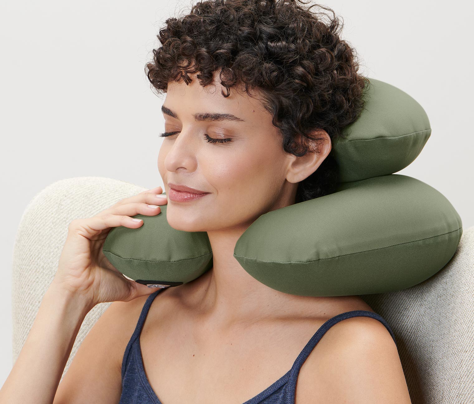 Tchibo - Aufblasbares Nackenkissen - khaki Tchibo - Aufblasbares Nackenkissen - khaki von Tchibo