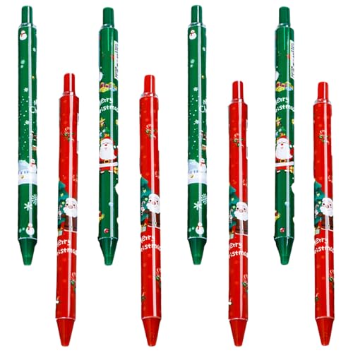 Tcnzdy 24 Stück Weihnachtsgeschenke, Kleine Weihnachtsgeschenke Kugelschreiber Lustig, Weihnachten Geschenke Für Schüler Entzückender Stift Cartoon-stift Büro Plastik Weihnachten von Tcnzdy