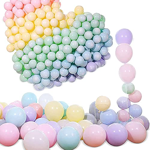 Tdyatocept 100 StüCke Macaron Ballons, Pastell Ballons, für Dekoration Ballons, Geburtstag Hochzeit Verlobung Baby Shower von Tdyatocept