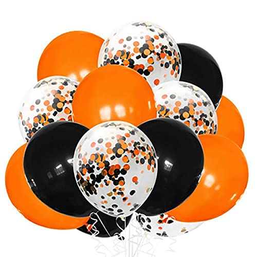 Tdyatocept Halloween Ballon Kette Satz Halloween Atmosphäre Layout Latex Ballon Dekoration Zubehör,A von Tdyatocept