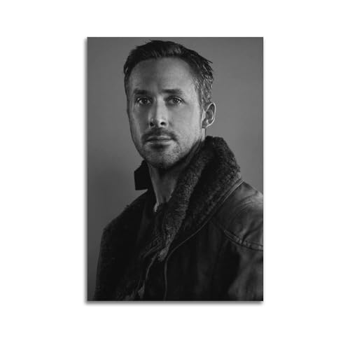 TeDe Berühmter Filmschauspieler Ryan Gosling (6), dekoratives Gemälde, Druck, Leinwand, Wandkunst, Wohnzimmer, Schlafzimmer, Poster, Gemälde, 20 x 30 cm, ungerahmt von TeDe