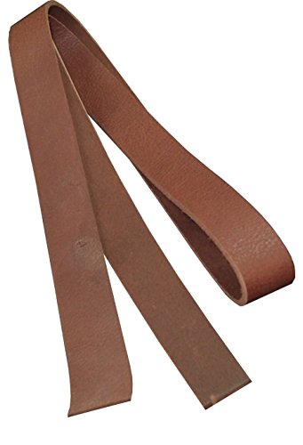 Team Beust 120-150 cm x 4 cm Latigo Lederriemen 3,6-4,2 mm Riemen Gürtelriemen cognac braun - 140 cm von Team Beust