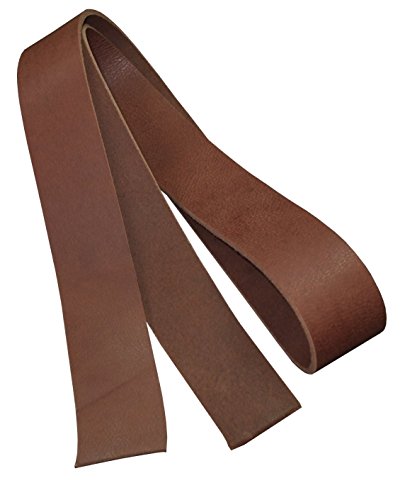 Team Beust 120-150 cm x 7 cm Latigo Lederriemen 3,6-4,2 mm Riemen Gürtelriemen cognac braun - 130 cm von Team Beust