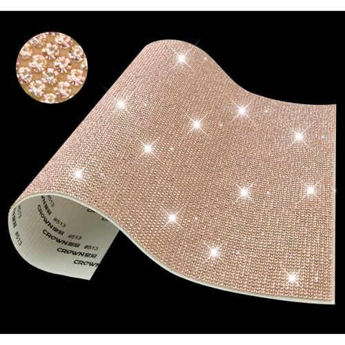 Strassband Selbstklebend,Glitzerband Selbstklebend,Strassband,Glitzerband,Selbstklebende Glitzersteine,Strasssteine Zum Kleben,Strasssteine Glitzerband,Auto Bling Kristall Aufkleber,Strassaufkleber von Tecfinty