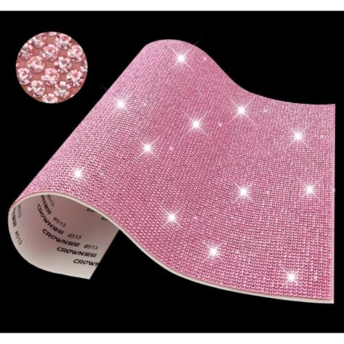 Strassband Selbstklebend,Strassband,Glitzerband,Strassband Zum Aufnähen,Glitzerband Selbstklebend,Auto-Wasser-Diamant-Aufkleber Dekorieren,Glitzersteine Selbstklebendmit,Glitzersteine Band von Tecfinty