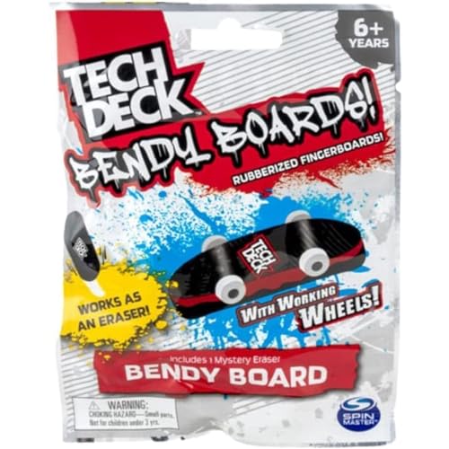 Tech Deck Bendy Boards Radiergummi, Fingerbrett, Blindtasche von Tech Deck