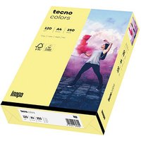 tecno Kopierpapier colors hellgelb DIN A4 120 g/qm 250 Blatt von Tecno