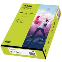 tecno Kopierpapier colors leuchtend grün DIN A4 120 g/qm 250 Blatt von Tecno