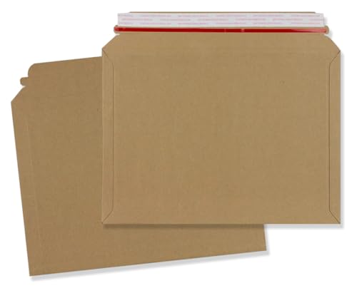 Versandtaschen aus Karton – Format A4 – 234 mm x 334 mm (100) von Tecnografica