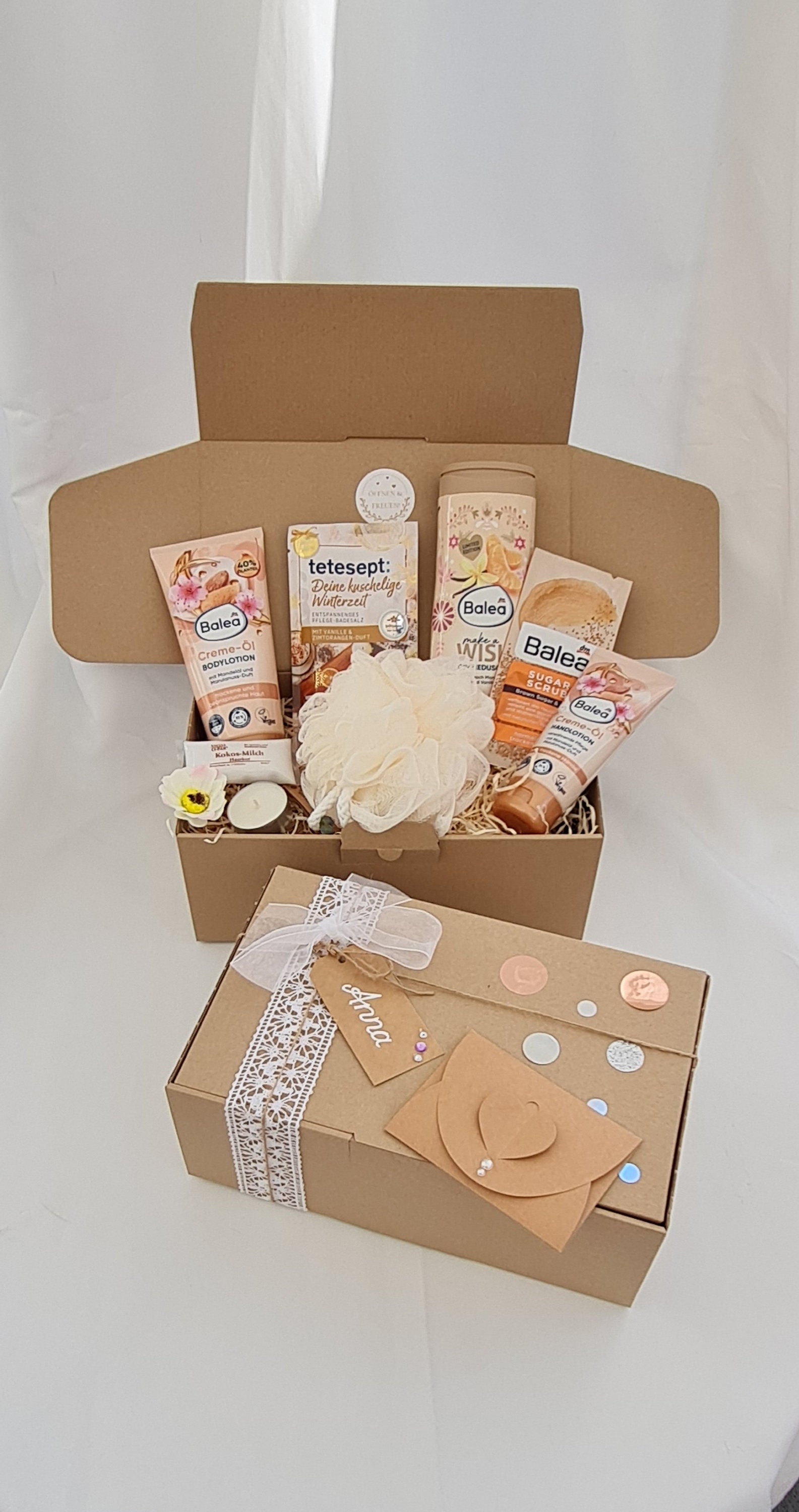 Geschenkset Für Frauen, Personalisierte Wellness Geschenkbox Zum Geburtstag, Zu Weihnachten, Beautybox Freundin, /35 von Tedemma