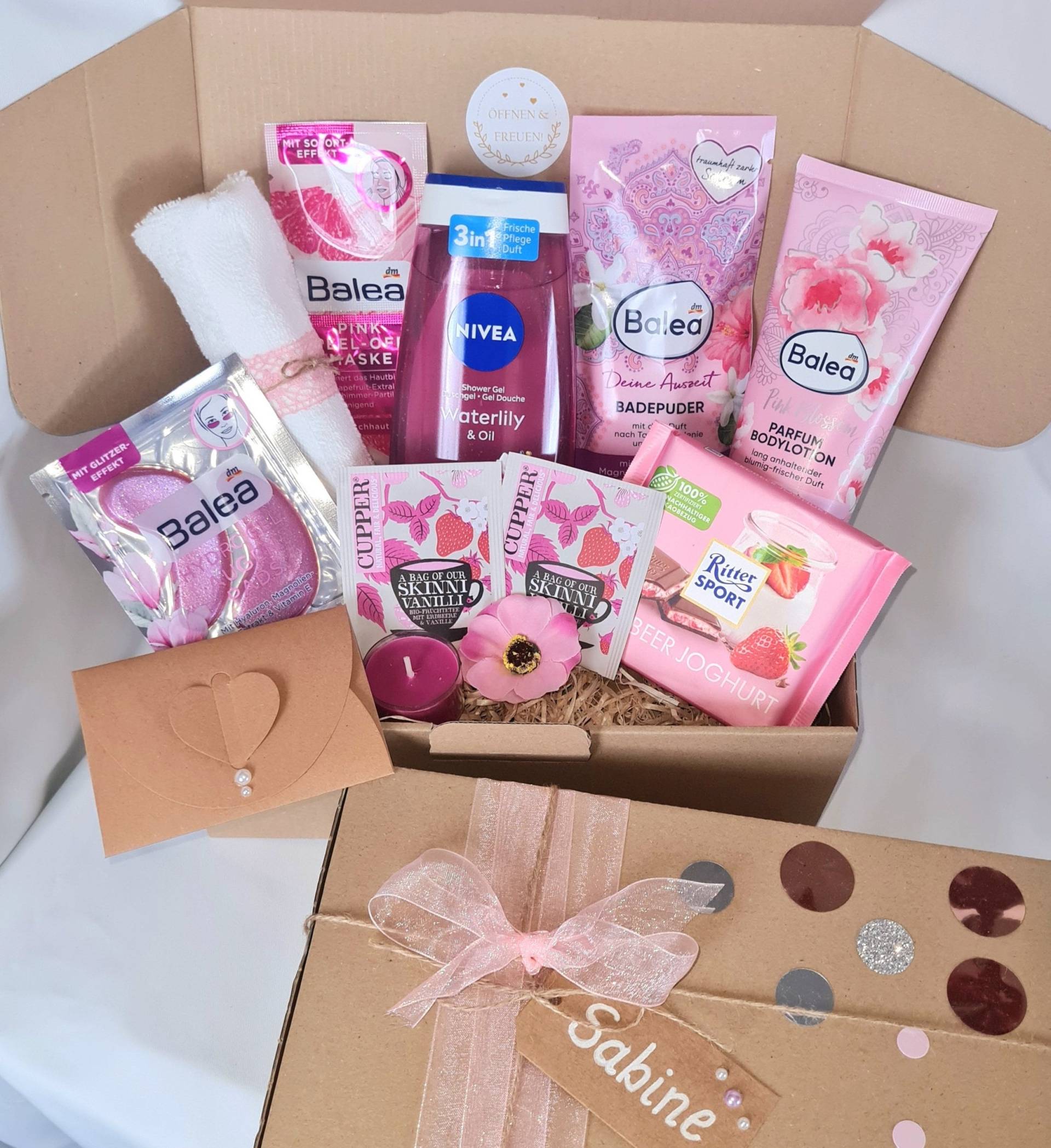 Geschenkset Für Frauen/Personalisierte Wellness Geschenkbox Geburtstagsgeschenk Weihnachtsgeschenk Beautybox Freundin /47 von Tedemma