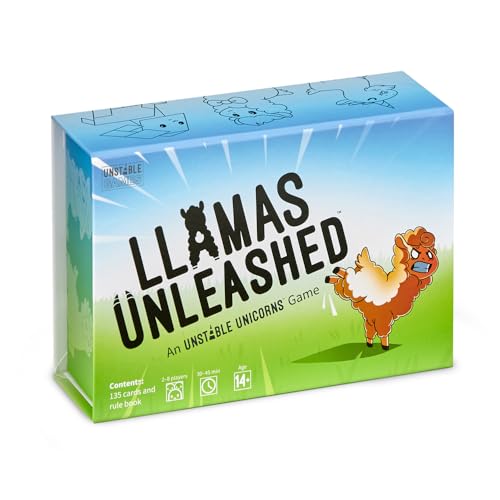 TeeTurtle TEE4122 Llamas Unleashed, Multi-Colour von Unstable Games