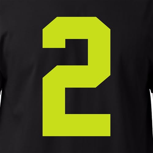 20,3 cm grüne Trikot-Nummern zum Aufbügeln für Sport-T-Shirts, perfekt für Fußball, Baseball, Basketball und Teamuniformen, Wärmeübertragung (Stil A) (Limette 2) von TeeWin