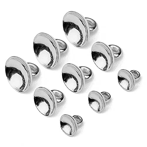 150 Stück 6mm 8mm 10mm Ringe für Schmuckherstellung Basteln (Silber) von Teensery