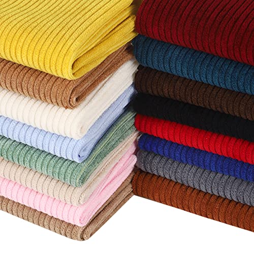 16 Stück Wale Cordstoff Solid Plain Thick DIY Nähen Handwerk Materialien Stretch Cord Stoff für Mantel Hemd Kleid Hosen Kostüm Sofa DIY Nähen Handwerk Material 16 Stück Wale Cordstoff Solid Plain Thick DIY Nähen Handwerk Materialien Stretch Cord Stoff für Mantel Hemd Kleid Hosen Kostüm Sofa DIY Nähen Handwerk Material von Tegeme