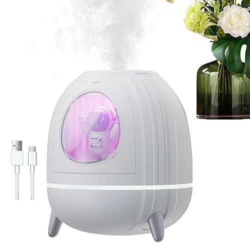 Luftbefeuchter | Raum Astronaut Aroma Diffuser Luftbefeuchter | Aromatherapie Duftöl Luftbefeuchter Verdampfer Duftöl Luftbefeuchter für Badezimmer, Schlafzimmer, Küche, Teksome von Teksome