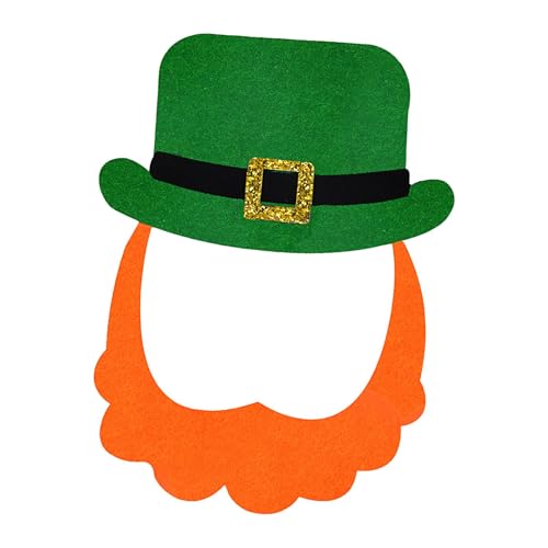 Teksome St. Patricks Day Cutouts | Irische festliche Ornamente Party Requisiten | St. Patricks Day Fotopapier für irische Party, Zuhause & Familientreffen von Teksome