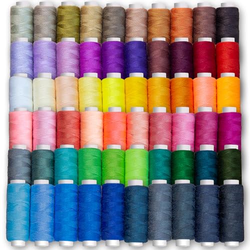 NäHgarn Set 60 Farben NäHgarn FüR NäHmaschine 250 yard Nähmaschinengarn Beliebte Und Standardfarben Aus Polyester FüR Overlock NäHmaschinen NäHset Grundausstattung NäHgarn Set 60 Farben NäHgarn FüR NäHmaschine 250 yard Nähmaschinengarn Beliebte Und Standardfarben Aus Polyester FüR Overlock NäHmaschinen NäHset Grundausstattung von Tel Charme *