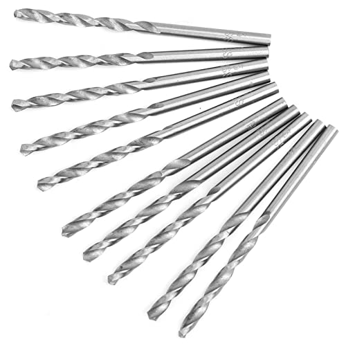 HSS-Bohrer Set, 3mm/3.2mm/3.5mm Spiralbohrer für Metall & Holz, Hochleistungs-Bohrer für Edelstahl, Eisen, Kupfer, Aluminium, Kompatibel mit ((3.0 Hochgeschwindigkeitsstahl 10 HSS-Bohrer Set, 3mm/3.2mm/3.5mm Spiralbohrer für Metall & Holz, Hochleistungs-Bohrer für Edelstahl, Eisen, Kupfer, Aluminium, Kompatibel mit ((3.0 Hochgeschwindigkeitsstahl 10 von Telituny