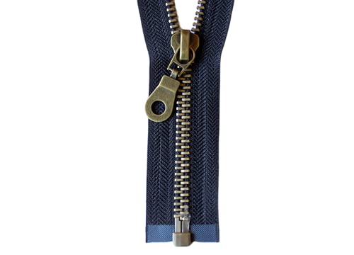 Telliswelt Reißverschluß schwarz Metall teilbar 8mm breite Zähne Motorradjacke Arbeitsjacke Winterjacke, Länge:45 cm Telliswelt Reißverschluß schwarz Metall teilbar 8mm breite Zähne Motorradjacke Arbeitsjacke Winterjacke, Länge:45 cm von Telliswelt
