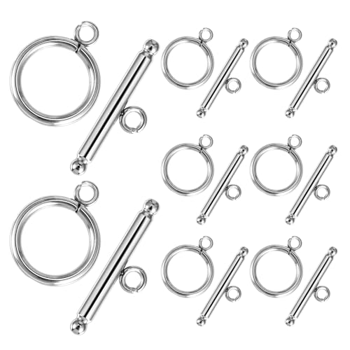 30 Sets Armband Verschluss Kettenverschluss Edelstahl Silber Schmuckverschluss OT Schmuckherstellung Kette Schnalle Halskette Armband Schmuck Verschlüsse DIY Armbänder Halskettenverschlüsse 30 Sets Armband Verschluss Kettenverschluss Edelstahl Silber Schmuckverschluss OT Schmuckherstellung Kette Schnalle Halskette Armband Schmuck Verschlüsse DIY Armbänder Halskettenverschlüsse von Telooco