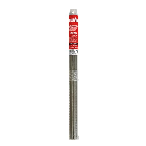 Telwin 804565 Rutilschweißelektroden Durchmesser 2 mm, Grau, 15 Stück von Telwin