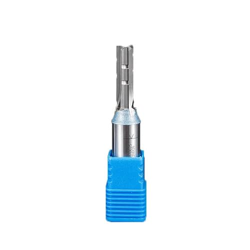 Temhyu 1/2 schaft 3 Klingen Schneiden Gerade Router Bit TCT Fräser Holzbearbeitung CNC Trimmen Slot Fräser for Holz MDF(12.7x10x30) von Temhyu