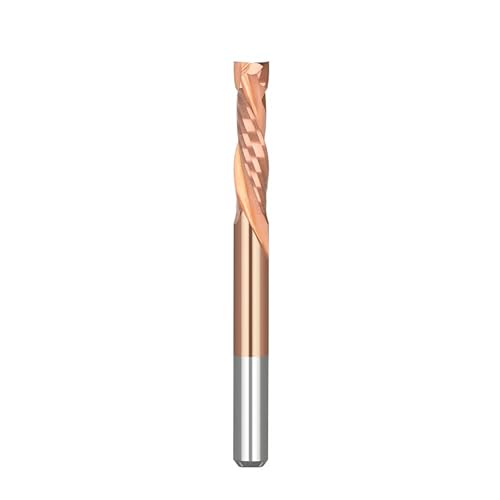 Temhyu 3,175-12mm Schaft Fräser UP & DOWN Cut Zwei Flöten Spirale Kompression Fräsen Werkzeug for Holz CNC Router bit Schaftfräser(TiCN Coated,10x45x95L) von Temhyu