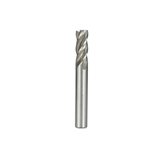 Temhyu 6mm 10mm Schaft HSS Fräser 4 Flöten Schaftfräser 1,5-13mm for CNC Maschine Fräsen werkzeuge Router Bit Metall Cutter Aluminium Fräser Bit(11xD12x22x79L) von Temhyu