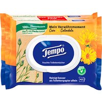 Tempo Feuchtes Toilettenpapier Mein Verwöhnmoment Duo-Pack 1-lagig, 2x 42 Tücher von Tempo