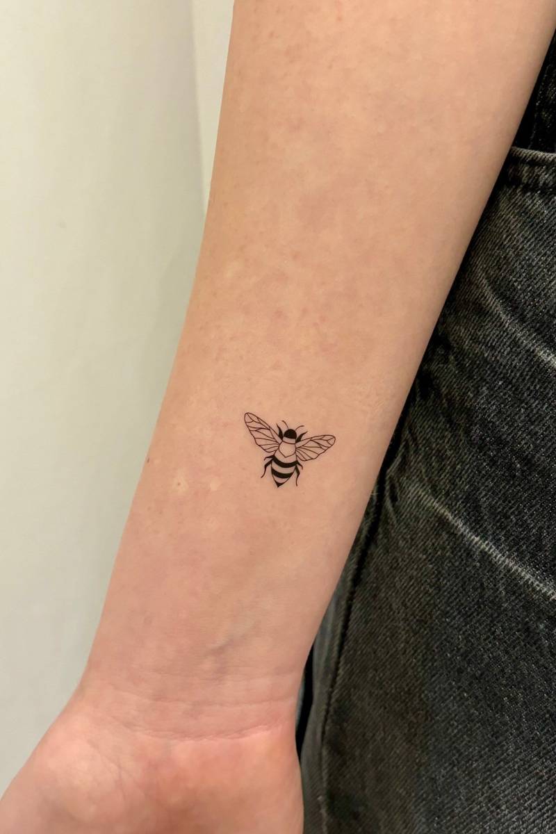 Biene Temporäres Tattoo | 3Er Set/Hummel Fake von TemporaryTattooInc