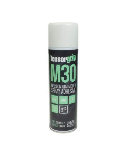 TensorGrip M30 in 500ml Spraydose | RTM Mould Sprühkleber | Composite Laminat Kleber | Klebstoff Kleber Sprühdose Spray von Tensorgrip