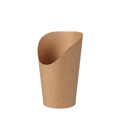 50 PCS 12oz French Fry Cups, Kraft Paper Cups,Disposable French Fries Holder,Brown Kraft Paper Charcuterie Cup von Teogneot