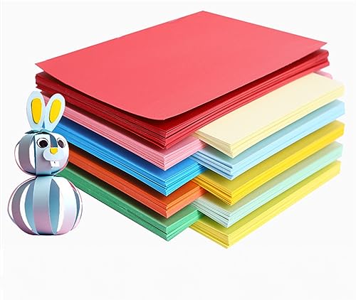 Farbiges Papier A4 Kopierpapier Papier Perfekt für Schul und Bastelprojekte 180g 10 Farben Packung mit 50 Stück Farbiges Papier A4 Kopierpapier Papier Perfekt für Schul und Bastelprojekte 180g 10 Farben Packung mit 50 Stück von Teogneot