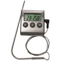 tepro Digitales Grill- und Brat Kerntemperatur-Lebensmittelthermometer silber von Tepro