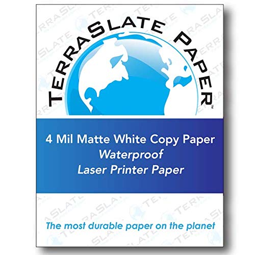 terraslate mit 4 Mil-Laserdrucker Copy Papier (A4-Format) 250 sheets von TerraSlate Paper