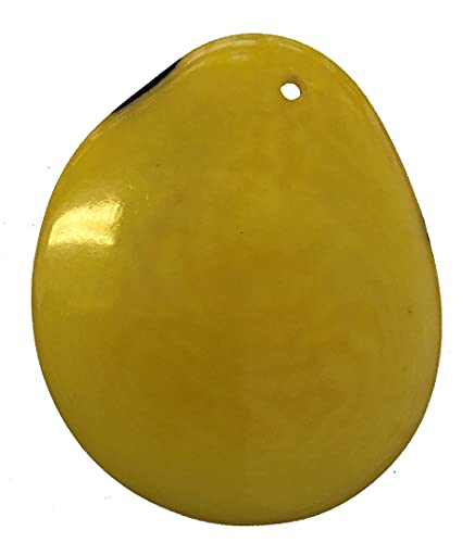 Tagua Nussscheiben, XL, 3–4 cm vegan, vegetarisch, elfenbeinfarben, 5 Stück von Terrapin Trading Ltd